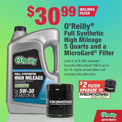 1.4K views | O'Reilly Conventional Motor Oil provides high quality...