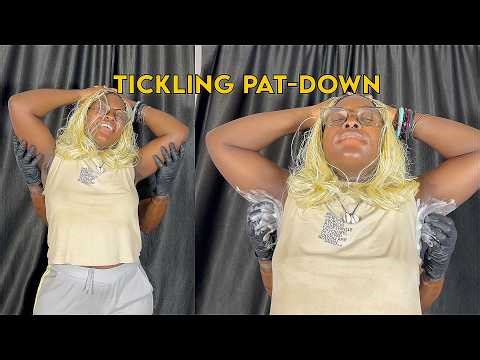 ASMR TSA Security Check - ASMR Fast & Aggressive Tickling Full Body TSA Pat Down | Unintentional