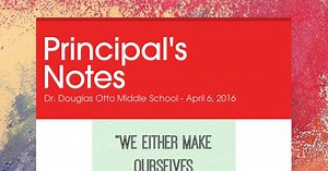 Principal's Notes