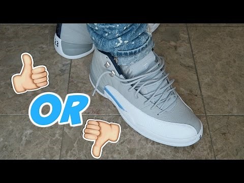 NIKE AIR JORDAN 12 "UNIVERSITY BLUE" REVIEW AND ON FOOT