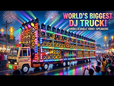 Mini Dj Truck Setup | How to Make Mini Dj Setup with Cardboard | Making Dj Setup at Home New Dj wala