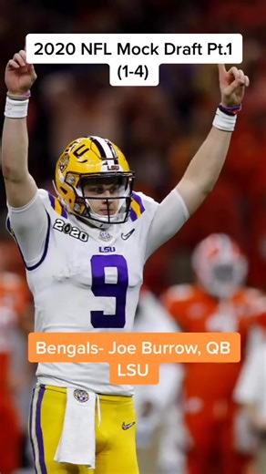 2020 NFL Mock Draft Part 1 Picks 1-4! Like for Part 2! #fyp #foryou #xyzbca #nfldraft #nfl #catsoftiktok #TheSongOfUs #blindinglights #distancedance