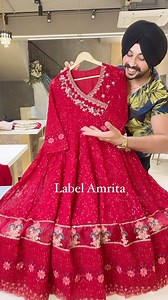 114K views · 325 reactions | Hot seller Restocked Deep Red Georgette Angrakha Fully embroidered Anarkali suit Follow @label_amrita for more design You can Purchase these trending designs on our Website WWW.LABELAMRITA.COM (link in Bio & Stories) Note- We Don’t take orders on Calls ,Whatsapp Or DM Shipping worldwide  Shipping free  No COD Tag us @label_amrita to get featured on our page | Label Amrita | Facebook