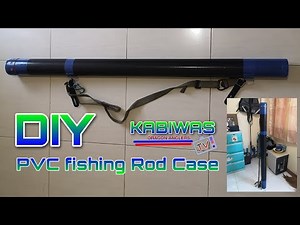 DIY pvc fishing rod hard case