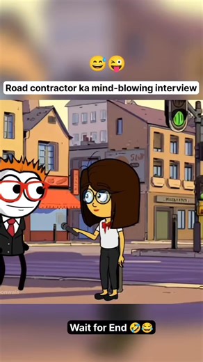 Road contractor ka interview 🤣 | Cartoon Wala