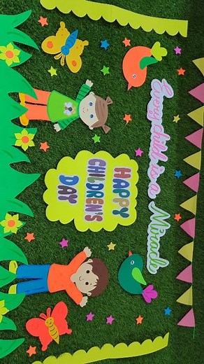 413K views · 2.4K reactions | Happy Children's Day Board #ChildrensDay #HappyChildrensDay #childrensdaycraft #childrensdayboard #keertiscraftshala | Keerti's CraftShala for Teachers | Facebook