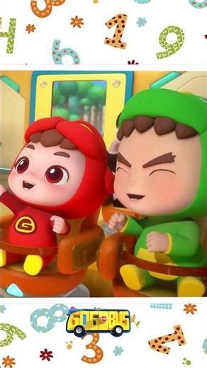 🚌 Number Song | Count 1-10 With GoGoBus #shorts #kidssong #numbersong