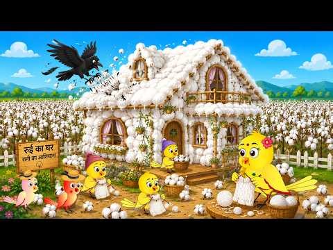 Chidiya's cotton house | Chidiya Wala Cartoon|Tuni Acchi Cartoon|tony chidiya cartoon story