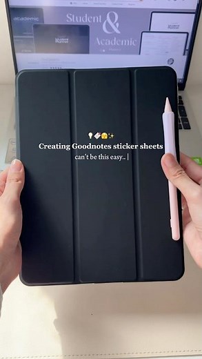 Create Goodnotes Sticker Sheets In Few Simple Steps 🔖 #digitalstickers #goodnotes
