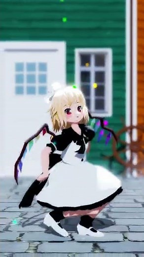 【東方MMD】Poppin’ Shakin’｜白フランちゃん #Shorts