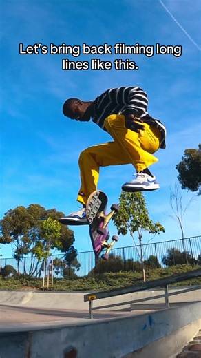 Let’s bring back filming long lines like this 🛹 Filmed on GoPro 9 Black. @no.other.ian Who still runs full lines instead of single tricks? #SkateTok #GoPro #Skateboarding #LongLine #SkateClip