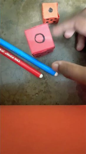 making a dice with paper 🎲#craft