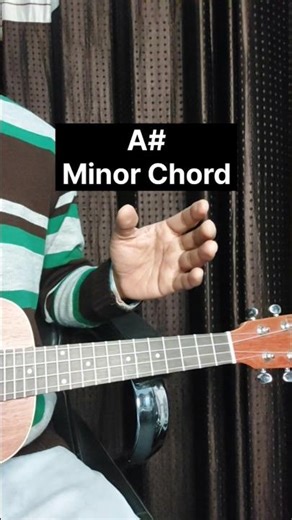 A# Minor Chord On Ukulele | Ukulele Chords Playlist | Ukulele | Ukulele Tutorial | #muzzico