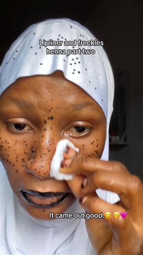 Lip Liner and Freckles Henna: Part Two