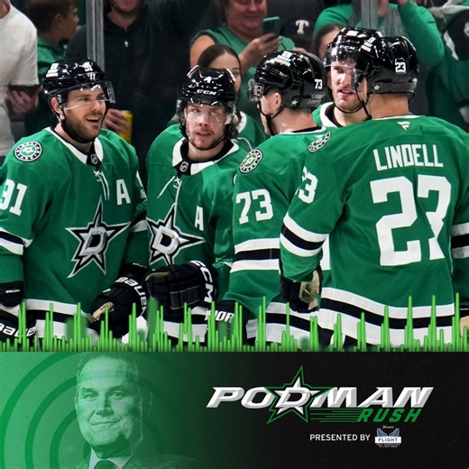 New year, new identity 💫 Razor and Mike discuss the Stars through 10 games, Thomas Harley's new deal and more on the newest Podman Rush presented by Yuengling Beer FLIGHT. 🔊⤵️ https://www.nhl.com/stars/multimedia/podcast/ | Dallas Stars
