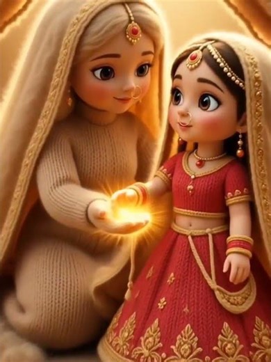 Part 1- 🧶🇮🇳 Indian Bridal Cartoon Story