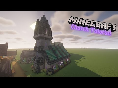 How to Build Minecraft 1.17 Church with Interior using Deepslate