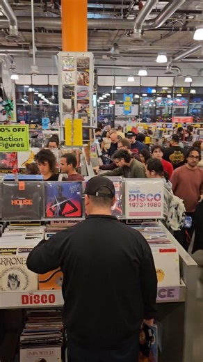 Amoeba Hollywood on Instagram: "The store was buzzing today! Thanks to everyone who visited us today and spent part of their Black Friday at the record store! 🖤 . . . #BlackFriday #RSDBF #RSDBlackFriday #AmoebaMusic #AmoebaHollywood"