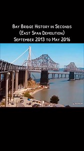 A real piece of Bay Area history in fast-forward. This time lapse captures the demolition of the old East Span of the #san Francisco-Oakland Bay Bridge, making way for the next chapter across the Bay If you've ever driven this route, you're watching a landmark disappear and a legacy live on. Enjoy! | JC Traveler