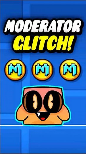 This New Moderator Glitch Is Insane! #geometrydash