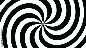 Video background for a transition or luma key. black and white optical illusion