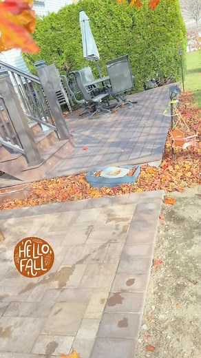 When the step lights glow and the leaves turn… this Trex deck becomes pure fall magic. 🍂✨ • • • • • • #FallMagic #TrexPros #DeckDesign #OutdoorAmbiance #AutumnNights #CozyDeck #HomeExterior #LandscapeLighting #LongIslandDecking #FallDecor | Long Island Decking