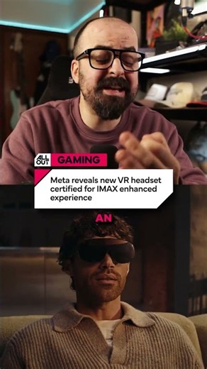 Meta Reveals new IMAX Enhanced VR glasses 😮 #meta #vr #gaming #gamer #imax