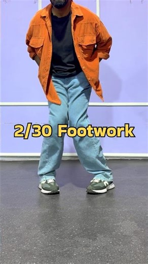 Day 2/30 Footworks V Step Dance Tutorial Easy Steps Basics of Footwork Easy Way to Learn