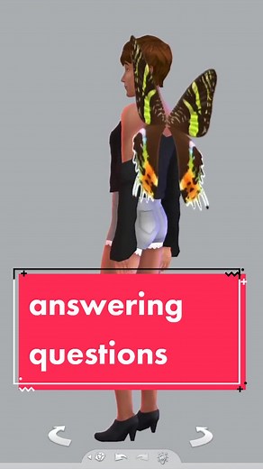 Answering Questions about Custom Wings in Sims 4
