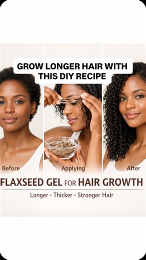 Alchemy Glow Lab on Instagram: "How to get rapid hair growth with flaxseed gel that strengthens roots and improves hair texture. #hairgrowthjourney #flaxseedgelhair #hairroutine #naturalhaircare"