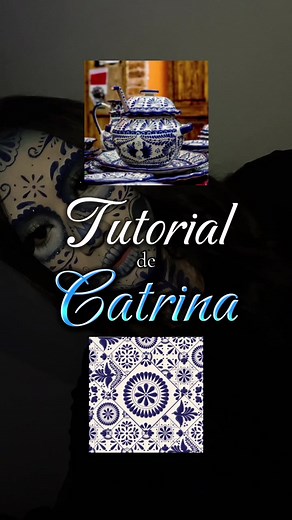 Tutorial de maquillaje Catrina estilo Talavera