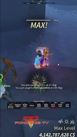 Completing Sunken Reliquary Bestiary - #RobloxFisch #pongskietv #Roblox #Fisch #fyp