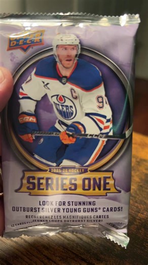 25-26 upperdeck series one #fyp #nhl #packbreaks #upperdeck