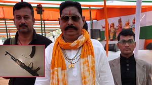 16K views · 171 reactions | An AK-47 rifle, a hand grenade and some explosives have been recovered from the ancestral house of independent MLA from Mokama Anant Singh | The Times of India | Facebook