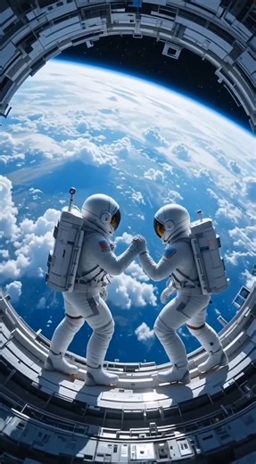 Astronauts Floating Outside the Spacecraft  | Future Faces | Facebook