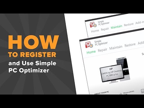 How to Register and Use Simple PC Optimizer