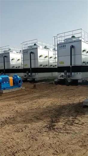 Our closed-circuit cooling tower is installed,ensuring efficient and stable cooling performance.