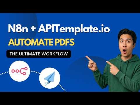 Automate PDF Documents with n8n and APITemplate
