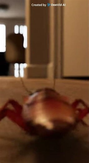 Cockroach vs. slamming door #CockroachSprint #MacroShot #TinyWorld #PanicMode #CinematicMicro