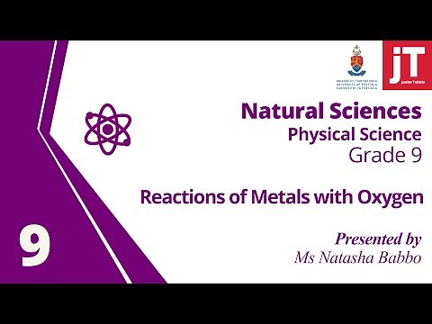 Gr 9 Natural Sciences (Physical Science) - Reactions of Metal with Oxygen