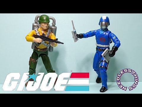 GI Joe Retro Collection Duke vs. Cobra Commander Needless Unboxing