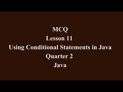 Using Conditional Statements in Java | Q2 Java L11 P3 | SMILE ROAD