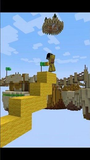 Easy God Bridge Tutorial in Minecraft