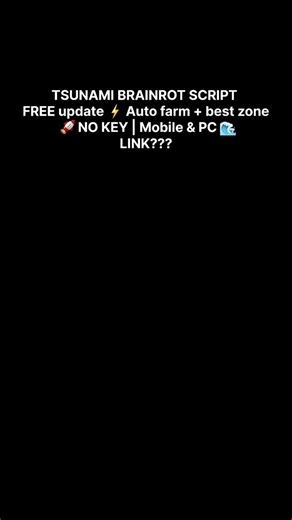 growex.site on Instagram: "🌊 Escape Tsunami Script (Brainrots) NO KEY | Remove Tsunami + Teleport All Zones (Mobile & PC) #robloxgames #script #tsunami"