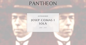 Josep Comas i Solà Biography | Pantheon