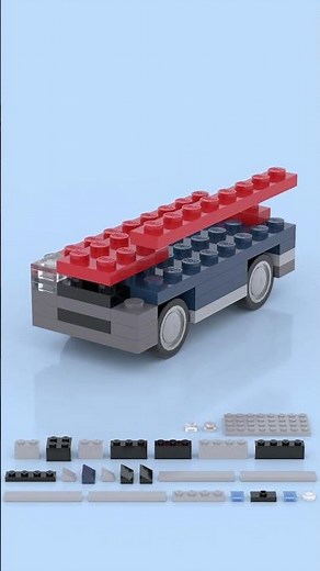 LEGO Microscale Austrian Police Van 🚔🇦🇹 Mini Patrol, Maximum Action! 🔥 #lego