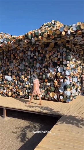 239K views · 1.7K reactions | 梨 “A house that looks like it’s made of hats — but what’s inside will shock you!” #house #home #reels | Worldinsides | Facebook