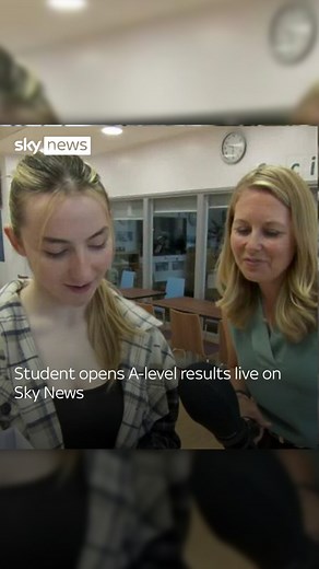 120K views · 58 reactions |  Watch as one A-level student opens her results live on air with Sky’s Lisa Dowd  It comes as the proportion of top A-level grades is down on last year but still remains above pre-pandemic levels.  Tap link in bio for more on the story #education #alevels #grades | Sky News | Facebook