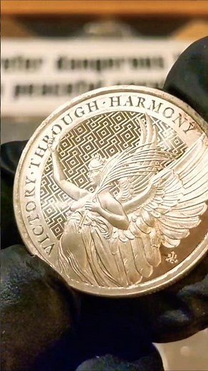 2021 SILVER🪽ANGEL ~ VICTORY THROUGH HARMONY ~ EAST INDIA COMPANY ~ 1 TROY OZ ~ .999 FINE SILVER