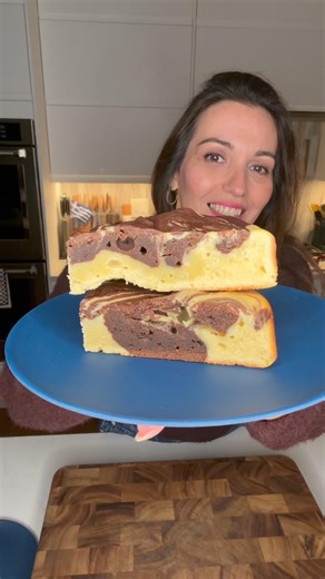 Quick Marble Pound Cake 🍰 with amazing texture 😋 #easyrecipe #shorts